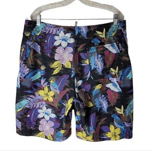 Old Navy floral men swim shorts size large